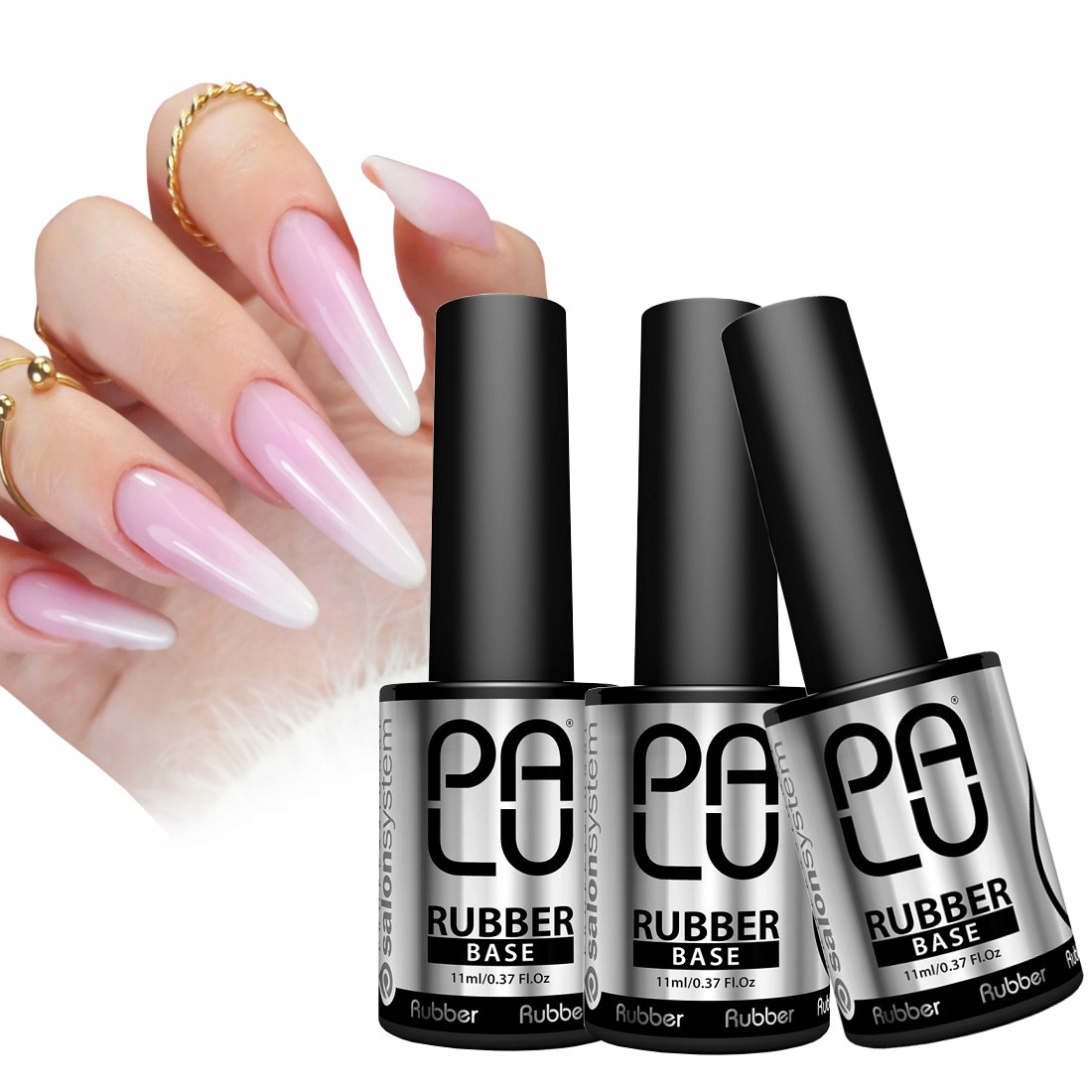 PALU RUBBER BASE PROFESJONALNA BAZA KAUCZUKOWA ZESTAW 2+1 WYBÓR KOLORU