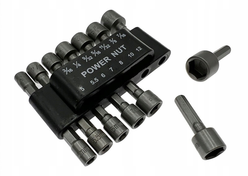 ZESTAW NASADEK DO WKRĘTARKI 1/4 HEX 3/16 - 12 14EL Marka Falon-Tech