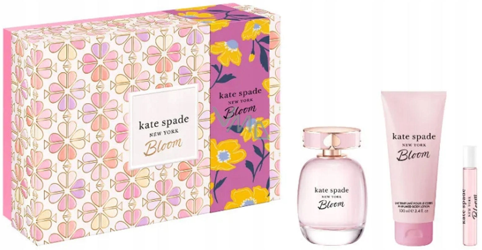 Kate Spade Bloom toaletná voda 100 ml + toaletná voda 7,5 ml + telové mlieko