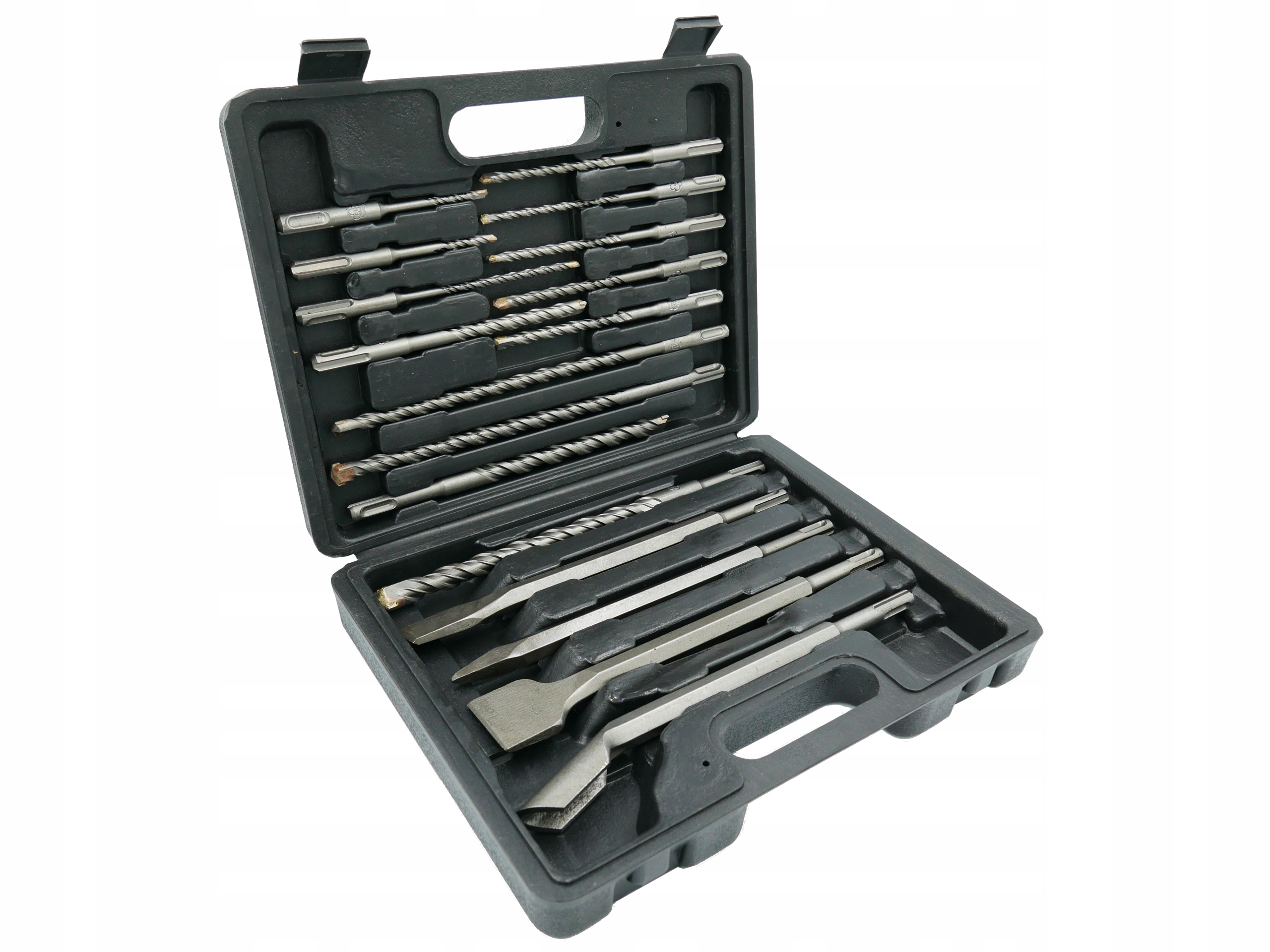 ZESTAW WIERTEŁ I DŁUT WIERTŁA DO BETONU SDS+ WALIZKA 17 ELEMENTÓW Marka Mastiff