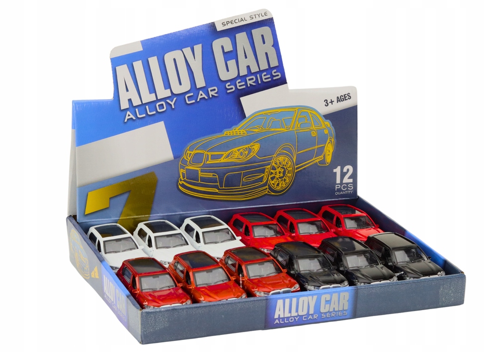 METALOWE AUTKO OSOBOWE ŚWIATŁO DŹWIĘKI NAPĘD 1SZT Minimalny wiek dziecka 3