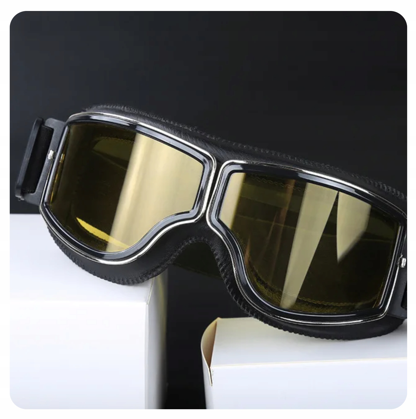 Gogle Motocyklowe Vintage Retro OFF ROAD ATV