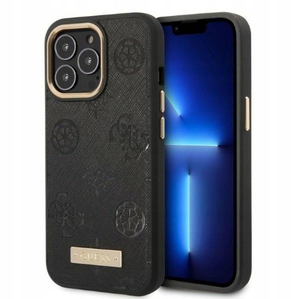 Guess GUHMP13LSAPSTK iPhone 13 Pro 13 6,1" czarny/black hardcase Peo