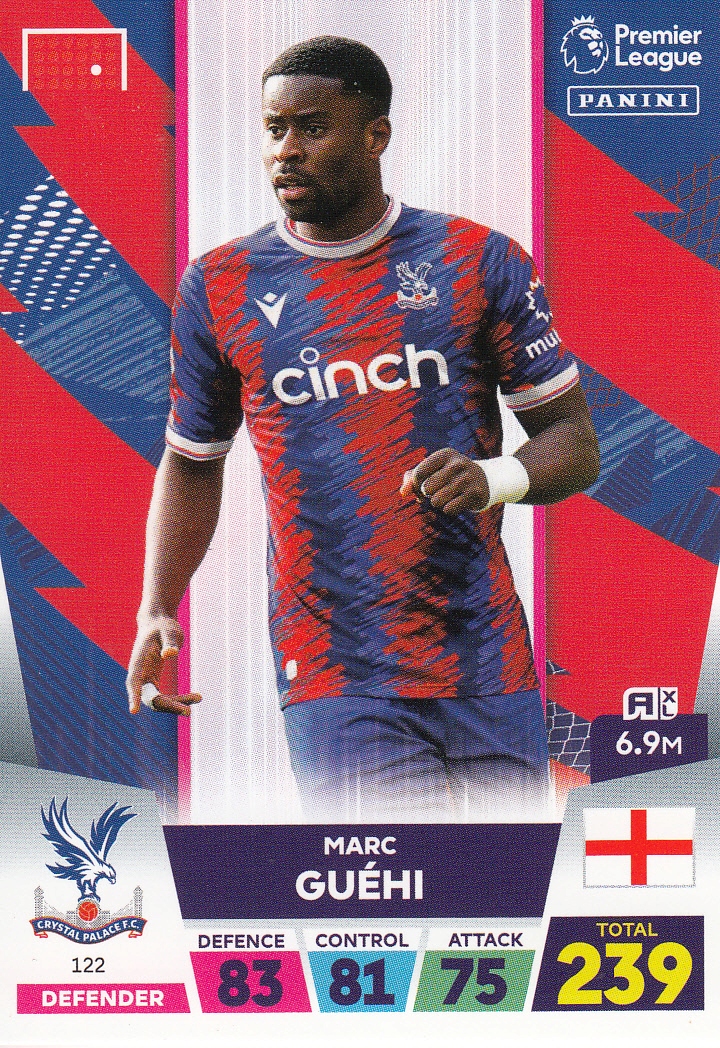 Premier League 2023 Base Card Guehi 122