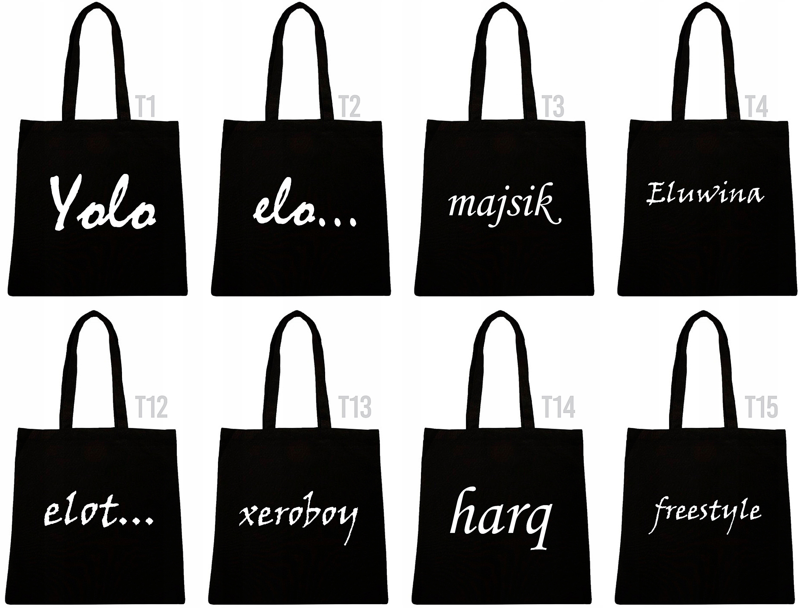 PAKUJ SIĘ ! TORBA Z NAPISEM NADRUK WZÓR T102 Liczba sztuk w ofercie 1 szt.