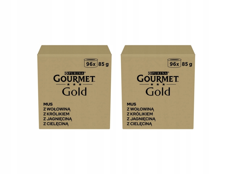 Karma dla kota Gourmet Gold Mus Mix smaków 2 x (96 x 85 g)
