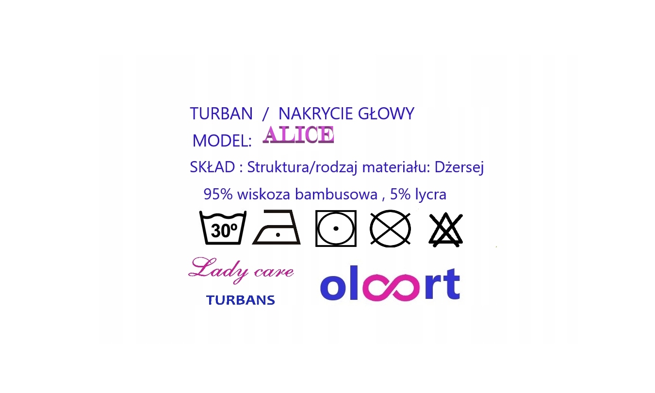 TURBAN PO CHEMIOTERAPII ALICE CAPPUCCINO EAN (GTIN) 5905701213177