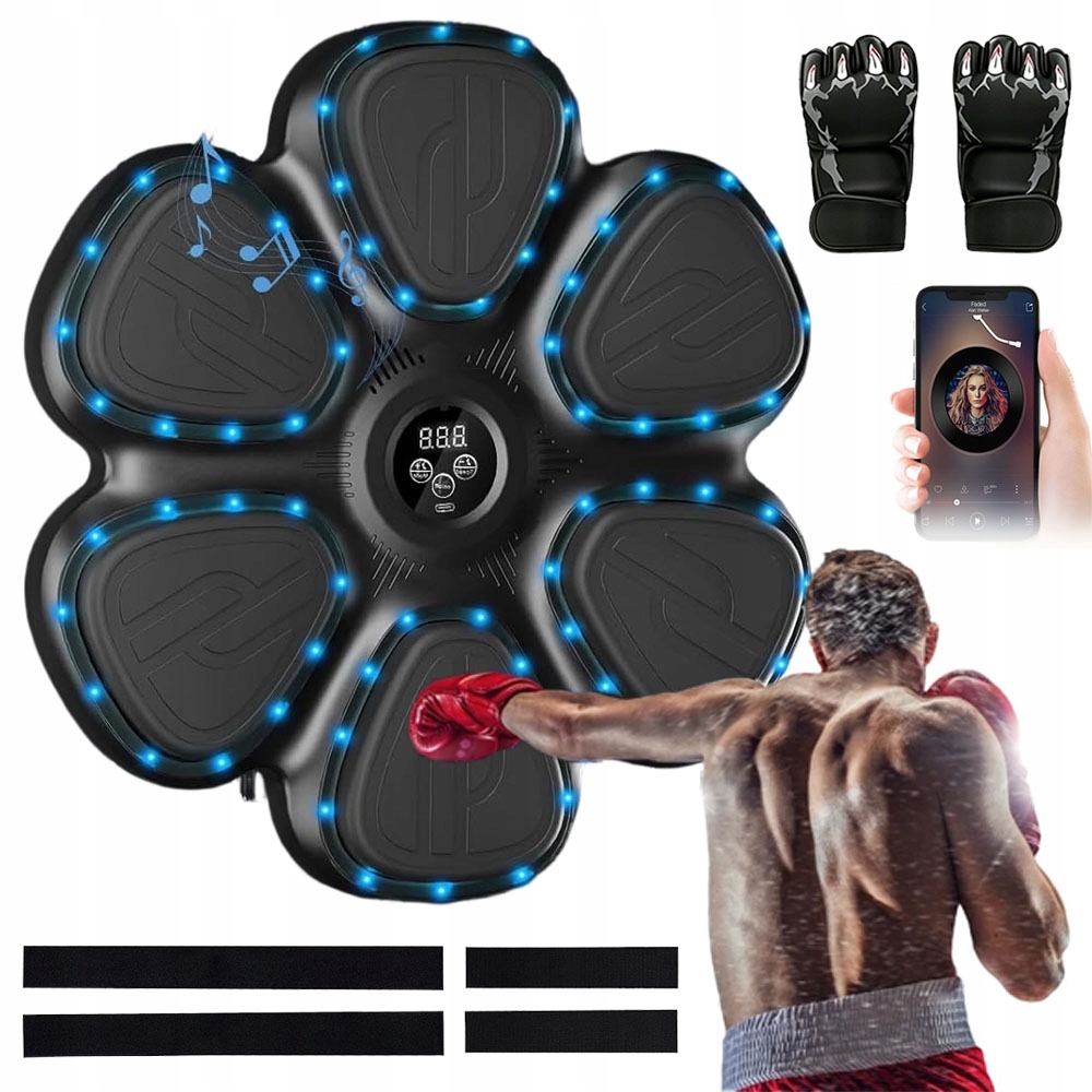 Inteligentní hudební boxovací stroj Bluetooth s 9 úrovněmi rychlosti