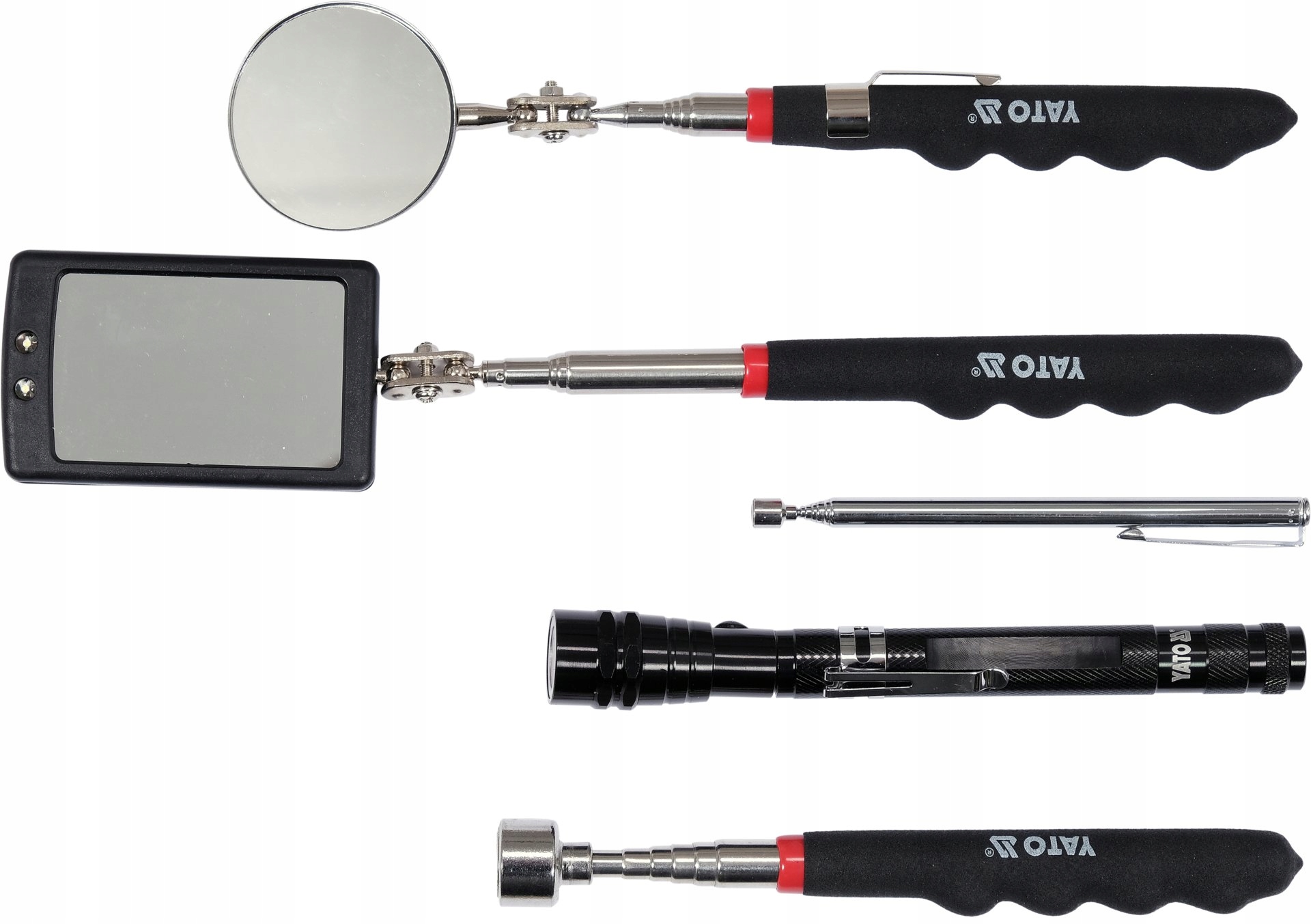 ИНСПЕКЦИОННЫЕ ЗЕРКАЛА МАГНИТНЫЕ ЗАХВАТЫ НАБОР