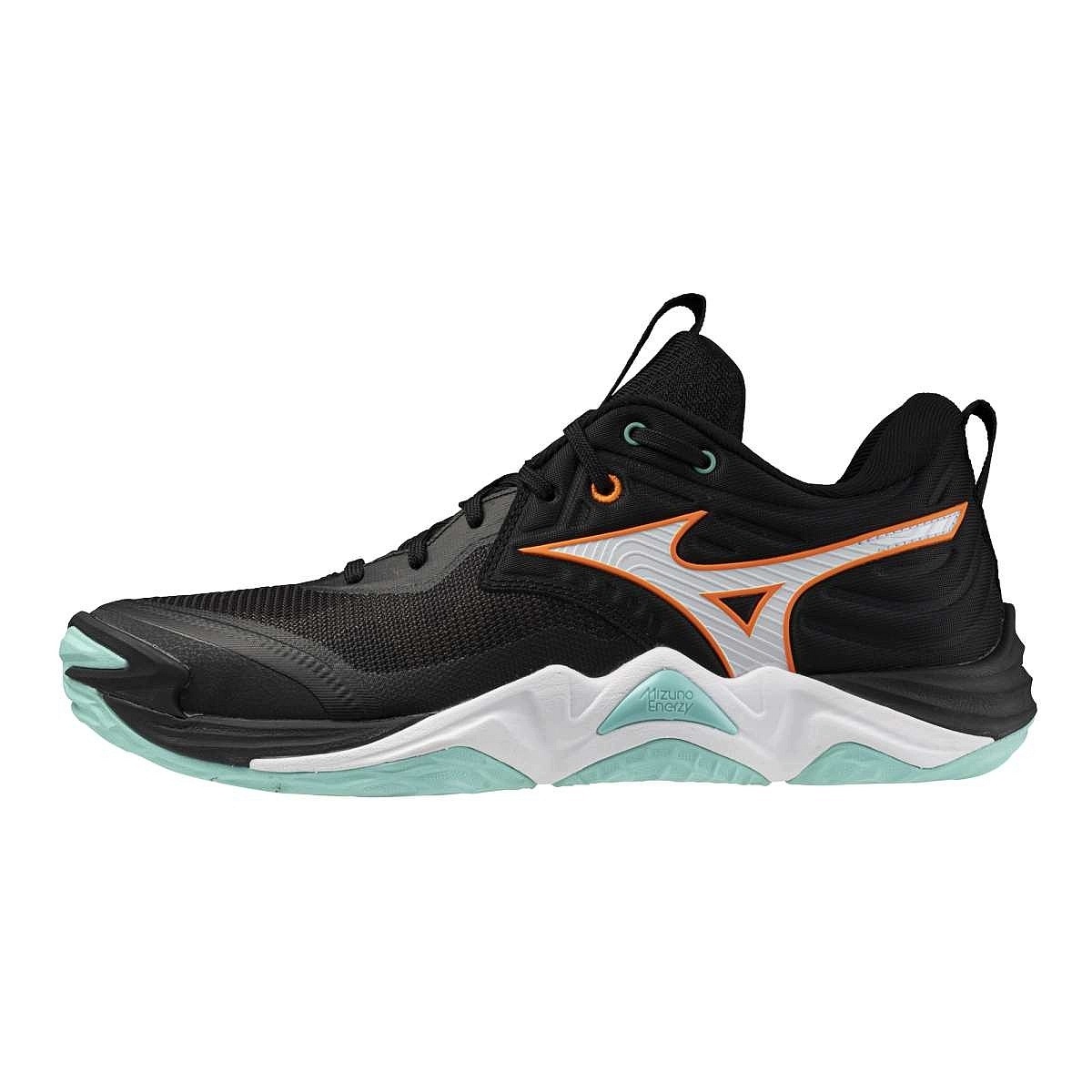 Mizuno Wave Momentum Elite(u) Black/Tangelo/Ice Green 51.0/15.0