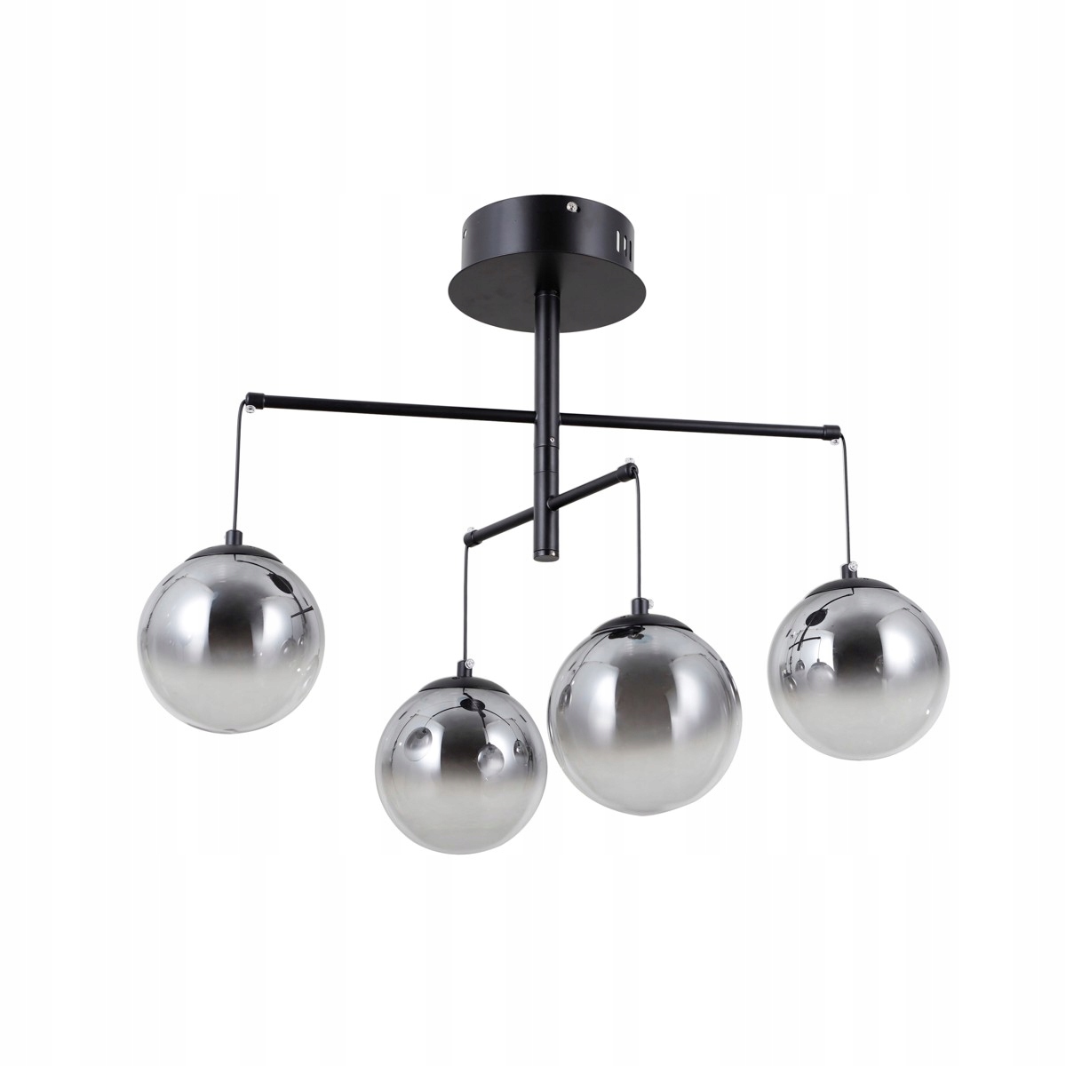Velada PND-34381-4-BK Elegantná závesná Led lampa