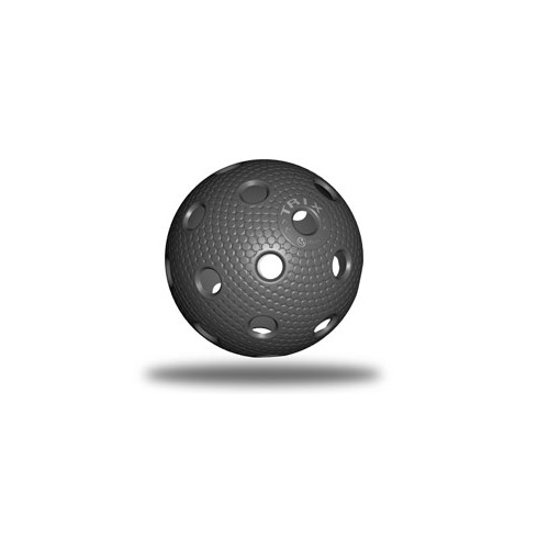 Piłka Piłeczka do Unihokeja Floorball Snakeskin Trix Iff Czarna 72 mm 1szt