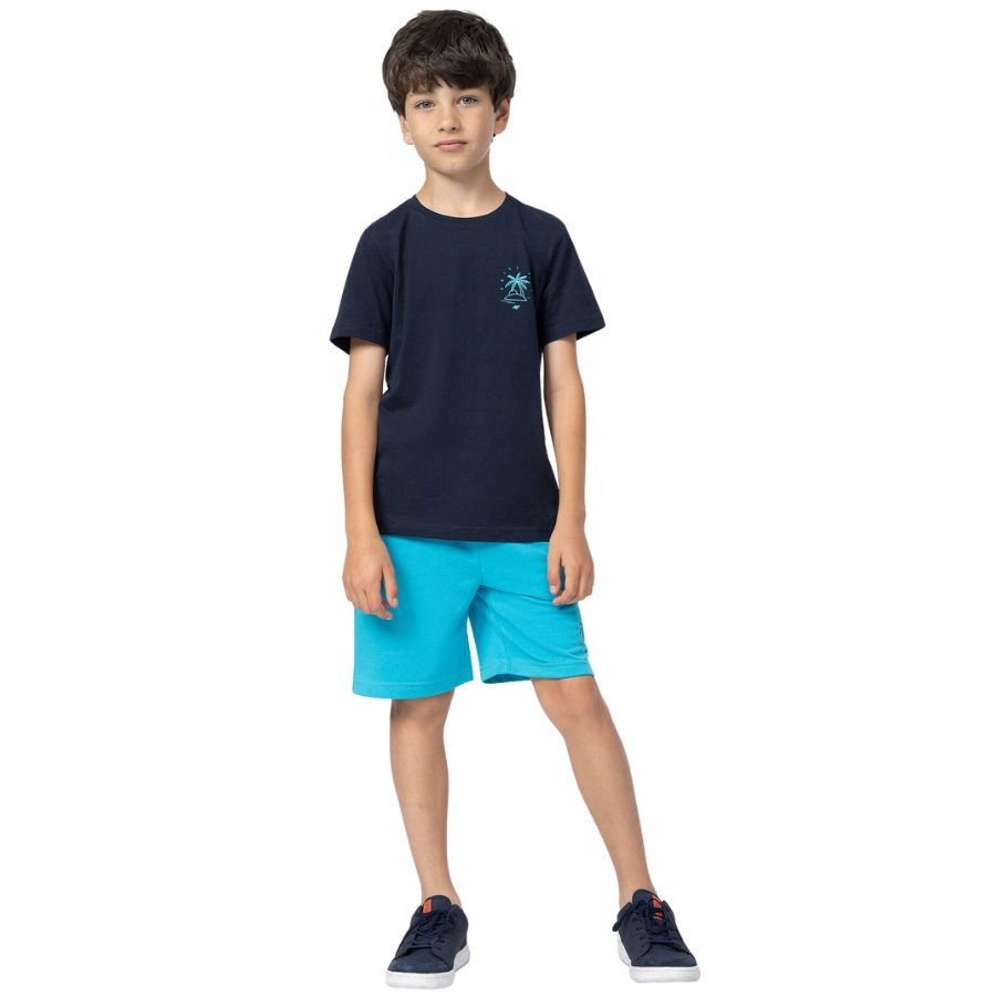 KRÓTKIE SPODENKI CHŁOPIĘCE 4F SZORTY DRESOWE SPORTOWE DZIECIĘCE Kod producenta TSHOM047