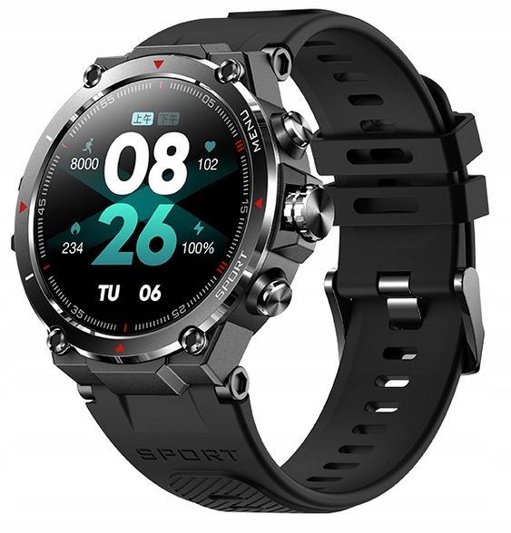 Smartwatch sportowy SAYBERG ekran AMOLED GPS PL