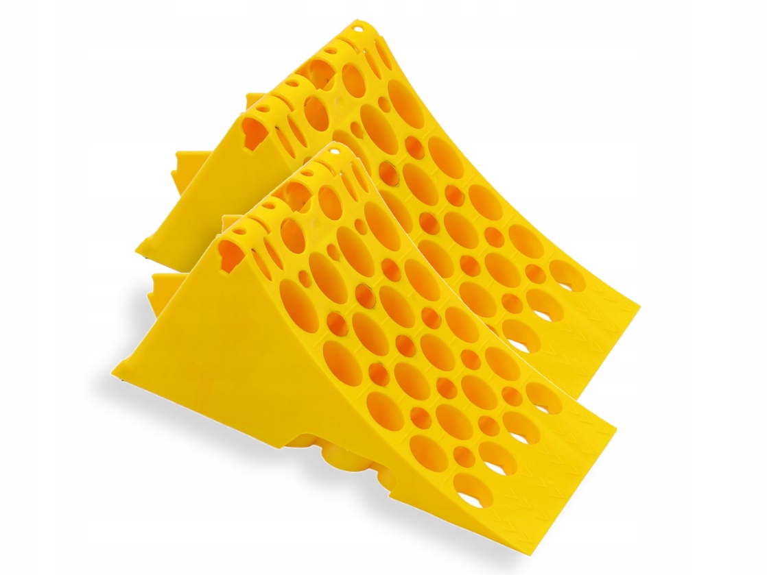 TK2016 - 2X колесный клин пластиковый 198 желтый E53 TIR BUS