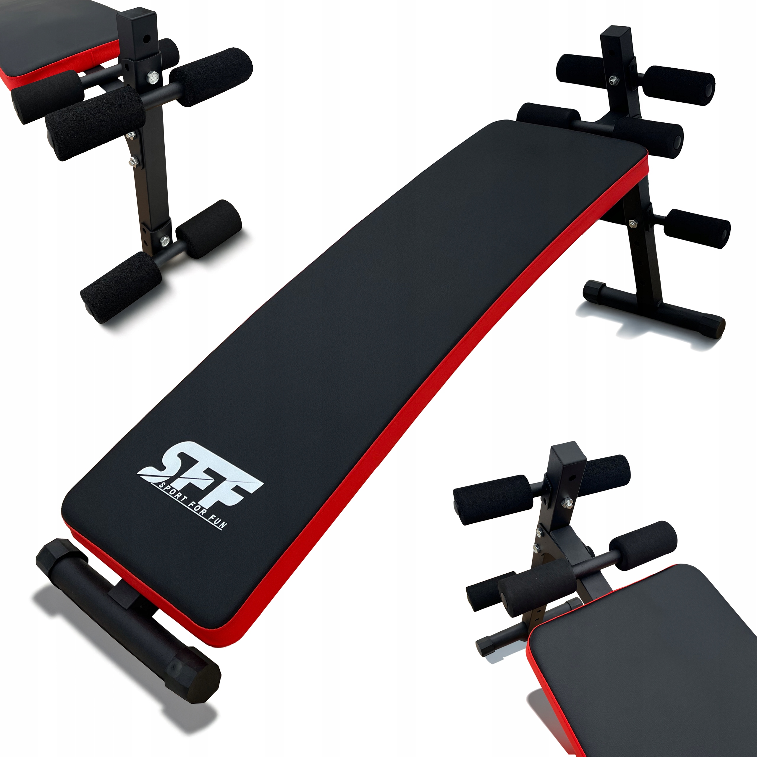 Ławeczka do brzuszków Ławka fitness do ćwiczeń trening regulowana