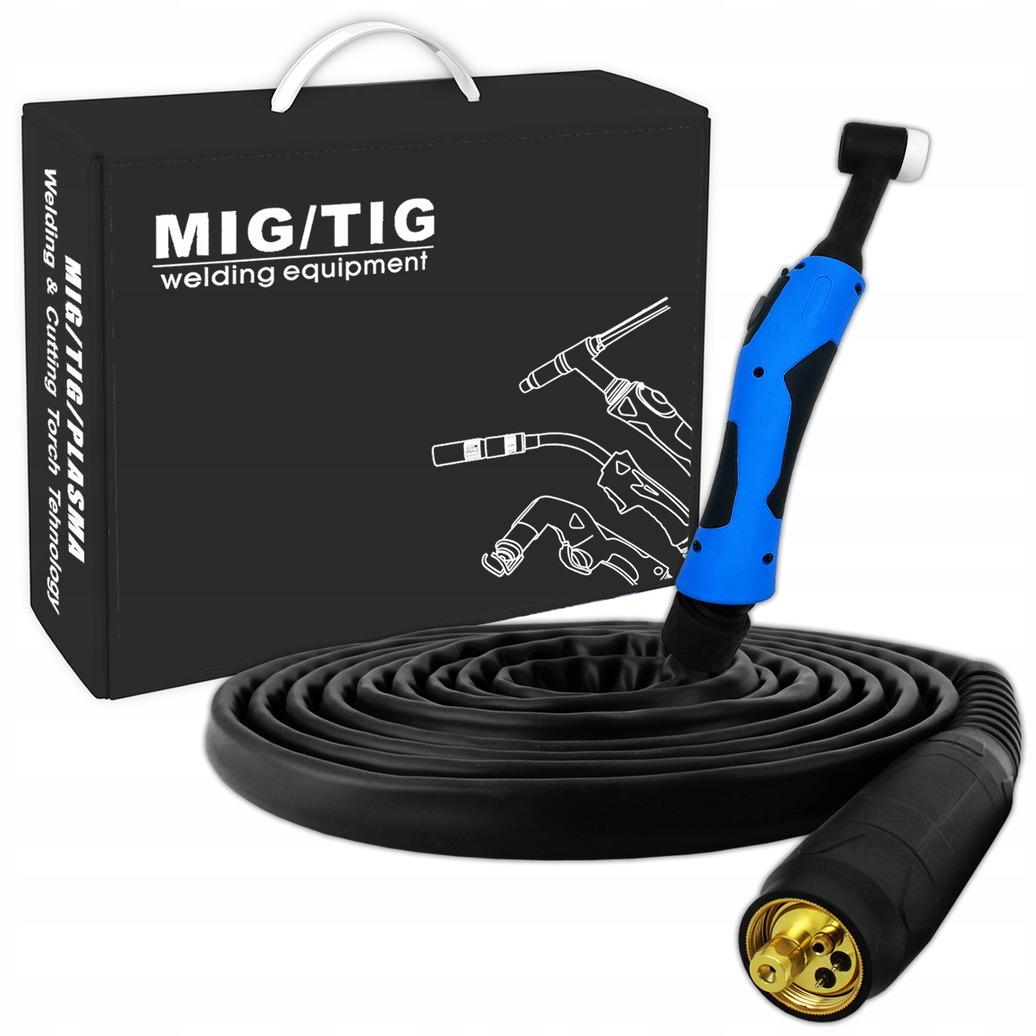 Przewód spawalniczy TIG LIFT SR-26 4m z wtykiem EURO