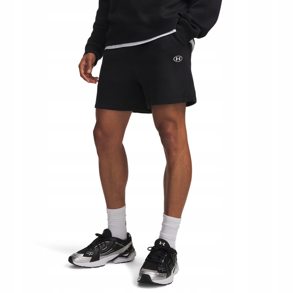 Kraťasy Tepláky Rival Fleece Černé XL Under Armour AW26