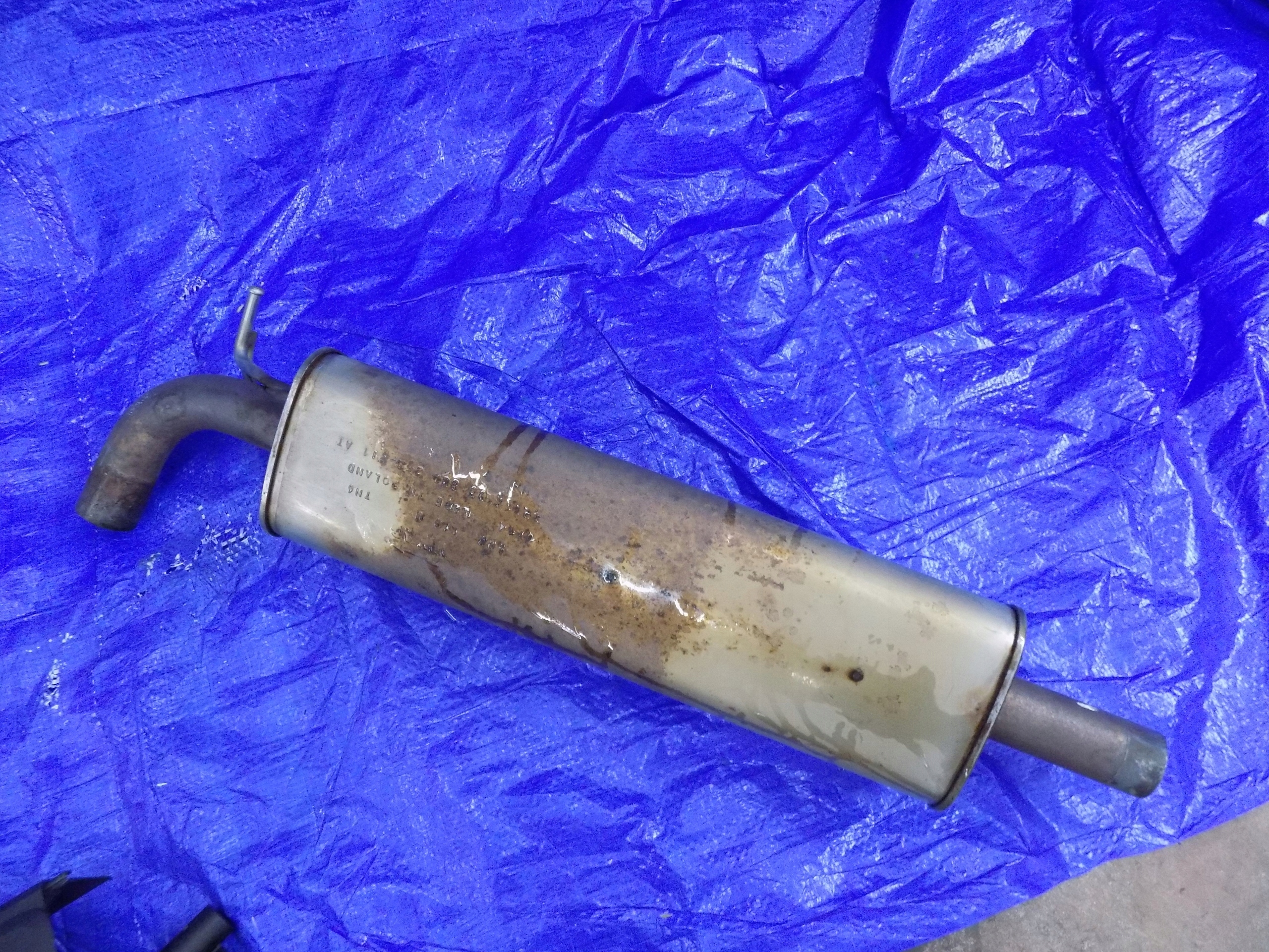 muffler, exhaust AUDI A3 8V 1,4TFSI DSG