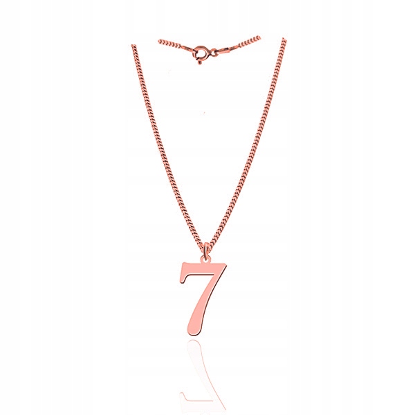 

Naszyjnik Cyfra Cyferka Numerologia Srebro Róż