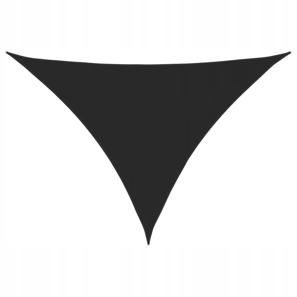 Stínící plachta oxfordská látka trojúhelníková 3x4x5 m černá Černý 135778