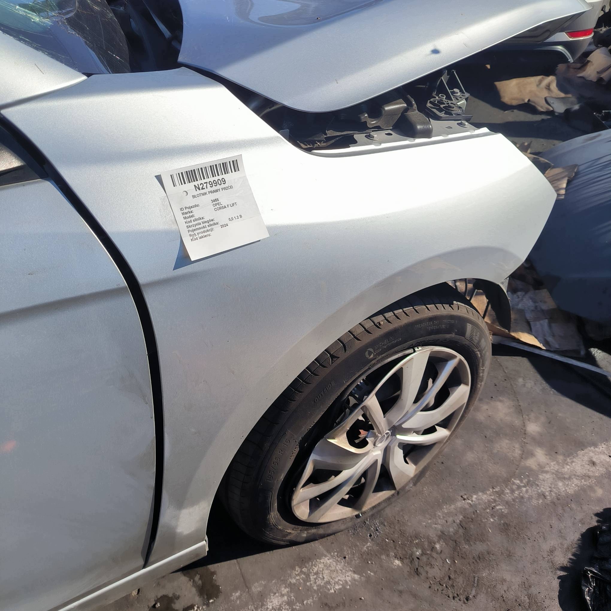 fender right front EZR OPEL CORSA F LIFT