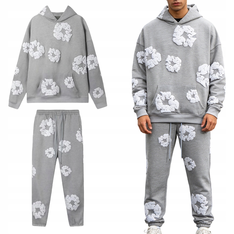 Bawełniany Kwiat Wolny Zestaw Modny Męski