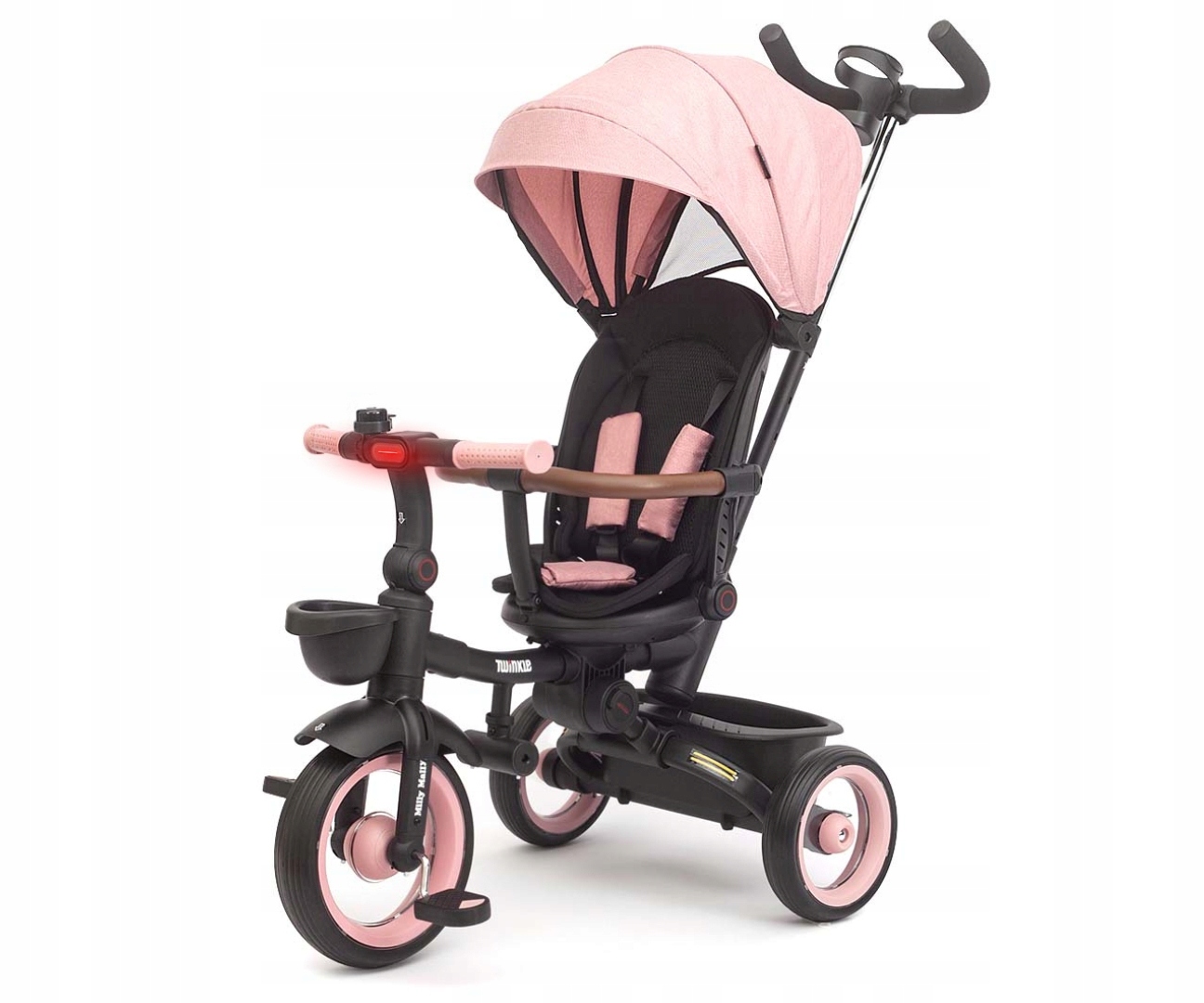 Rower trójkołowy Milly Mally Twinkle różowy Pink