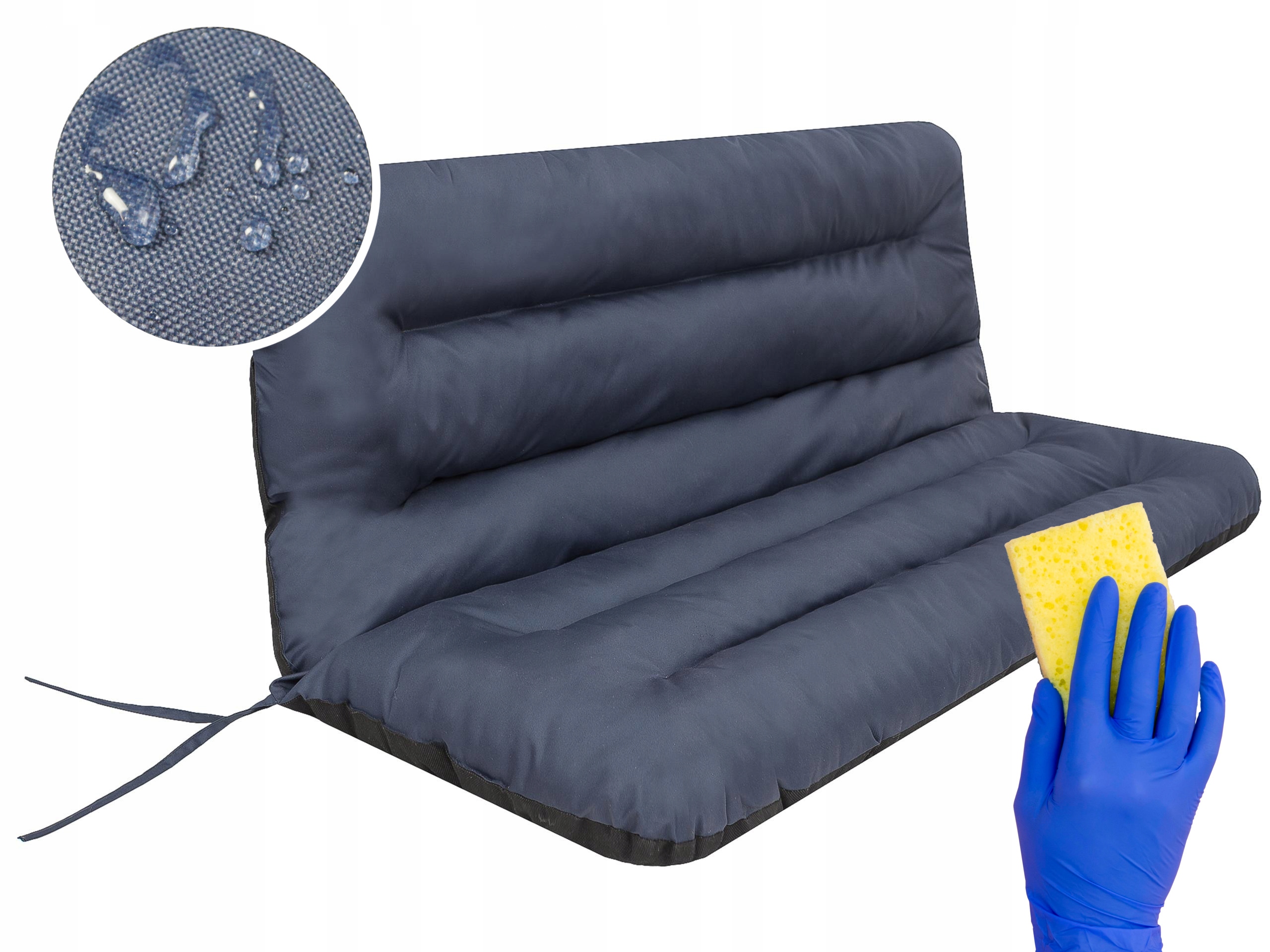 Polštář na houpačku nebo zahradní lavičku, Vysoká voděodolná poduška 120 cm