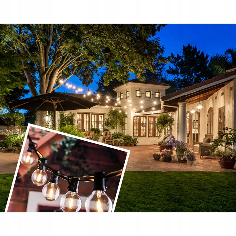 GIRLANDA SOLARNA OGRODOWA NA BALKON TARAS LAMPKI PROGRAMATOR KULKI 20 LED EAN (GTIN) 5906122000254