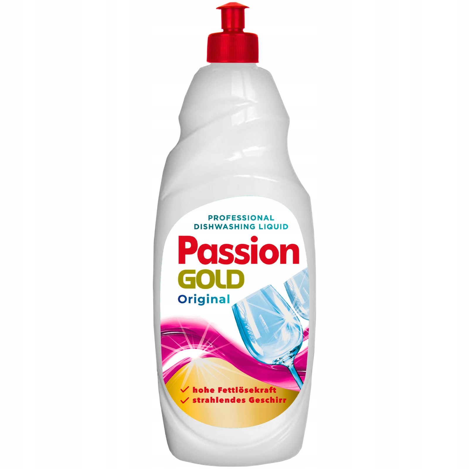 Levně 9X Passion Gold, Tekutý prostředek na mytí nádobí Original, 850 ml