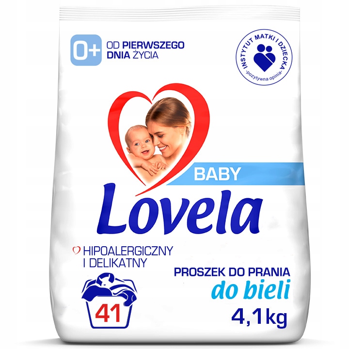 LOVELA Baby Hypoalergénny prášok na bielu bielizeň (41p)