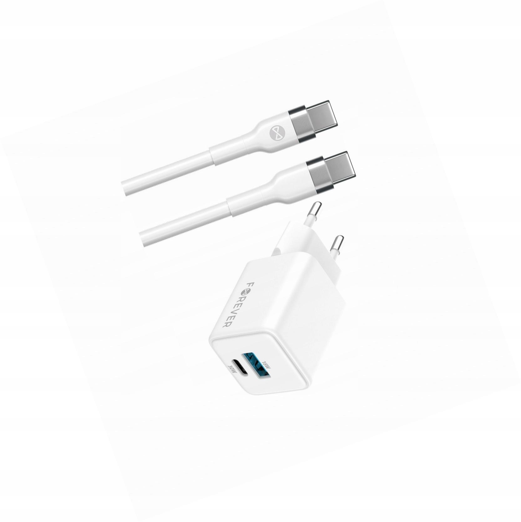Szybka ładowarka GaN 30W Usb i Usb-c z kablem do Xiaomi Mi 11 Ultra