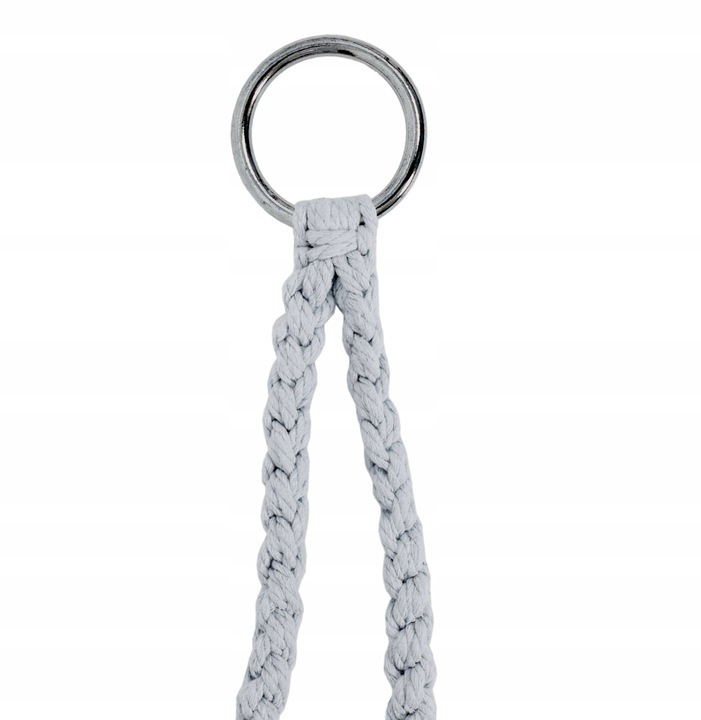 FOTEL WISZĄCY HUŚTAWKA OGRODOWA BOCIANIE GNIAZDO Z PODUSZKĄ SZARY Linia BOCIANIE GNIAZDO BOHO