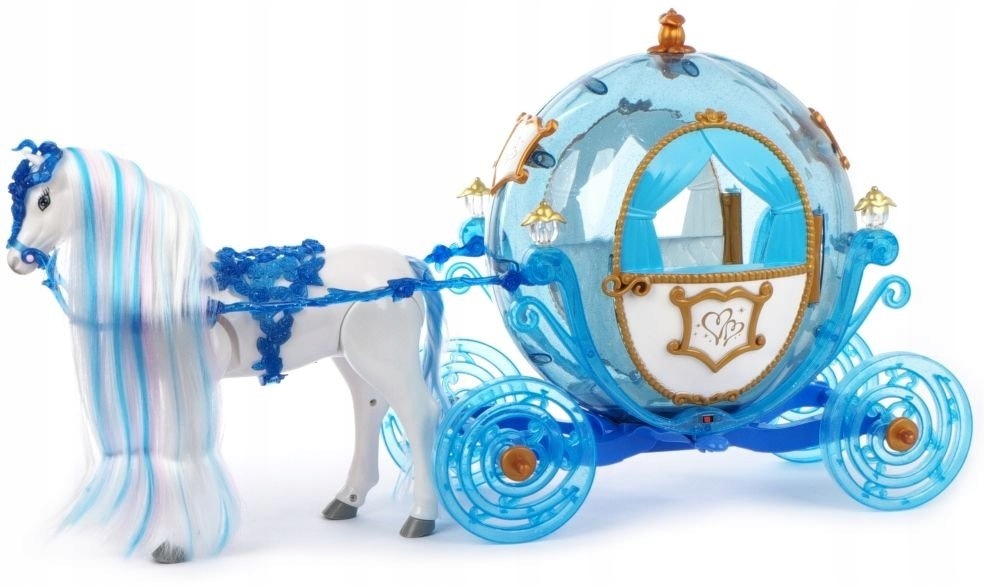 DUŻA KARETA CHODZĄCY KOŃ + LALKA ŚWIATŁO DŹWIĘK Bohater brak