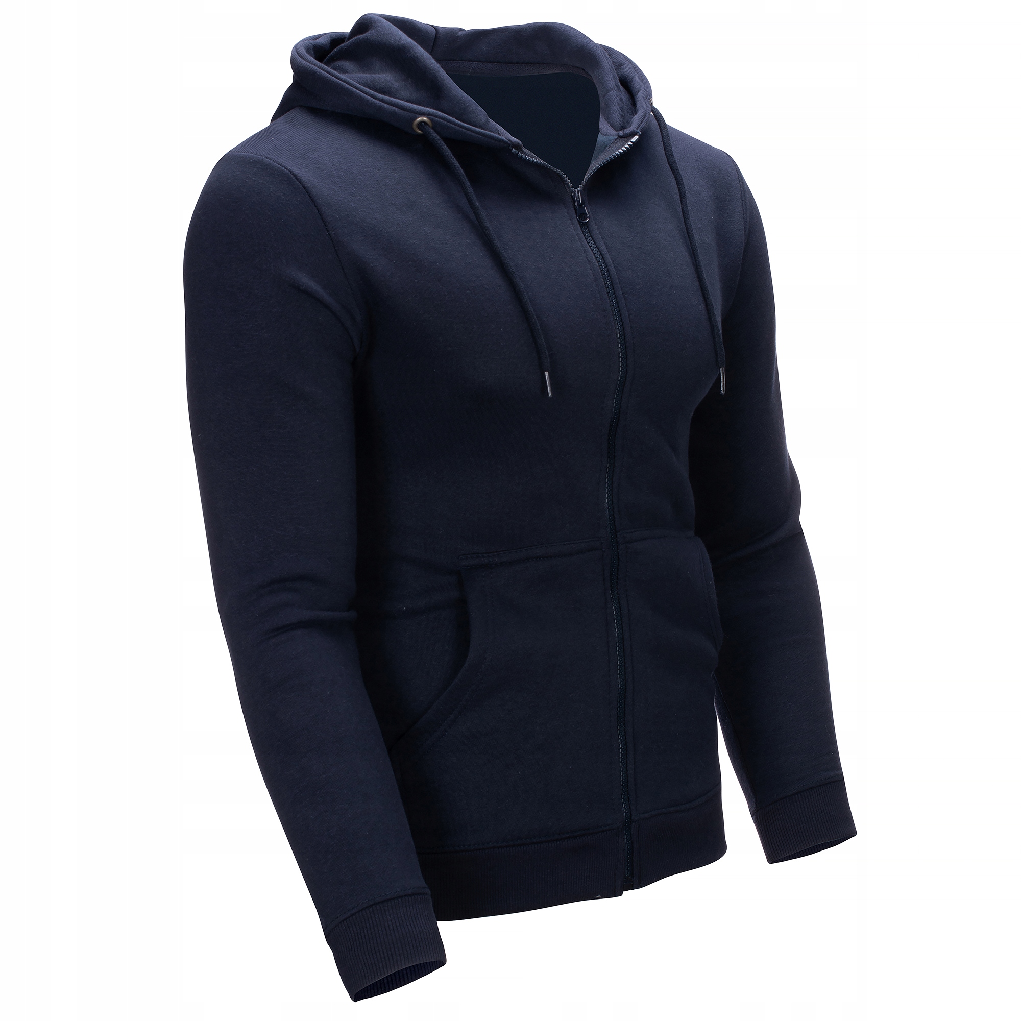 LUC02 r. M GŁADKA ROZPINANA BLUZA Z KAPTUREM Rozmiar M