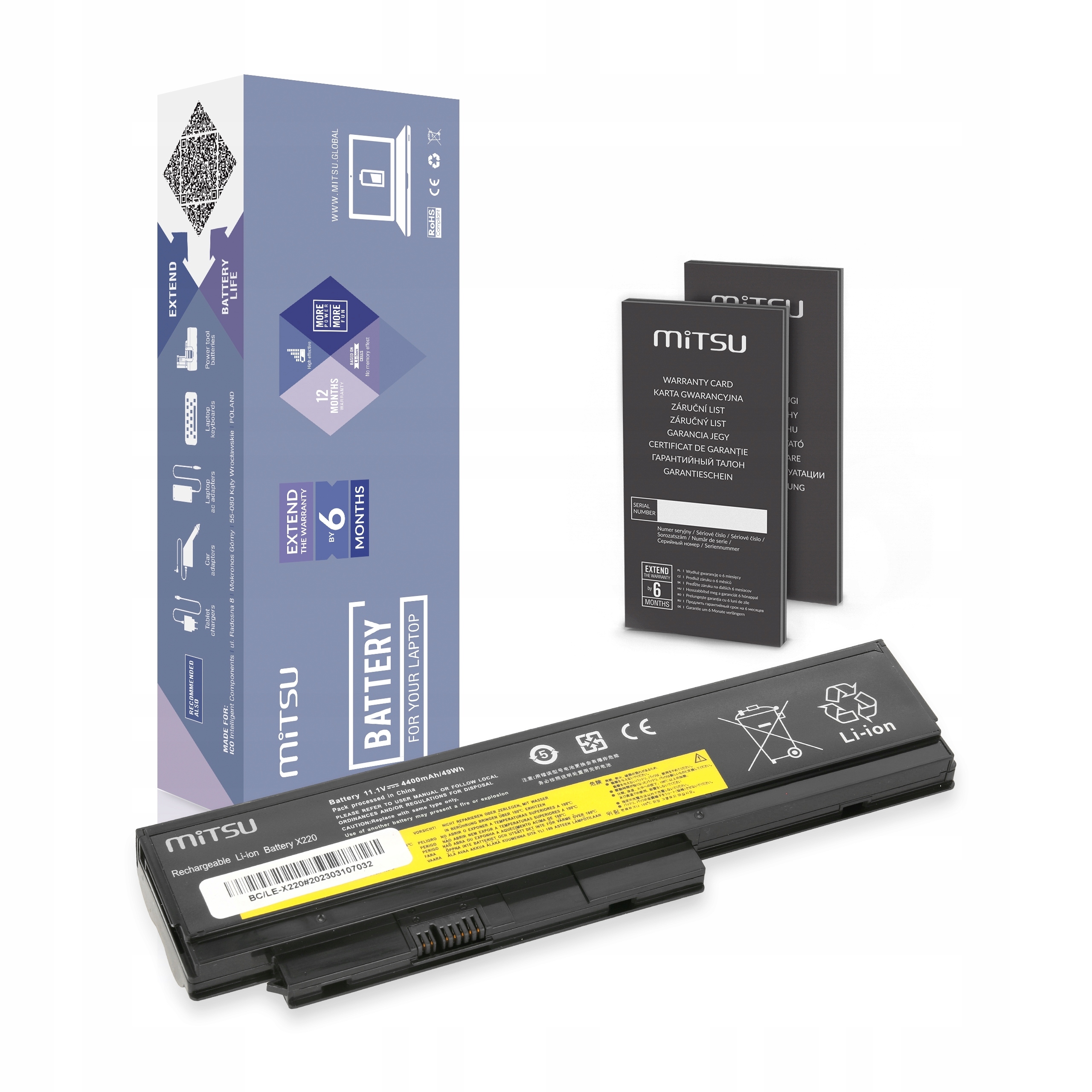 Bateria akumulator do Lenovo X220 X220T X220i X220s