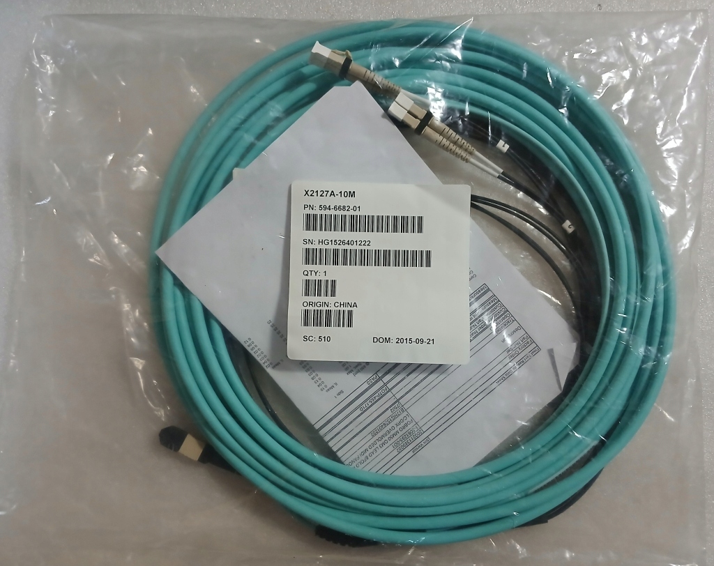 Splitter Cable Oracle 40Gbs QSFP+ MPO to 4x 10Gbs LC DPX 10 m NOWY