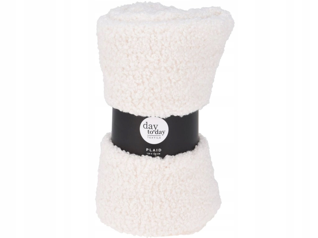 Tlustá deka boucle Teddy, 150 x 120 cm, bílá