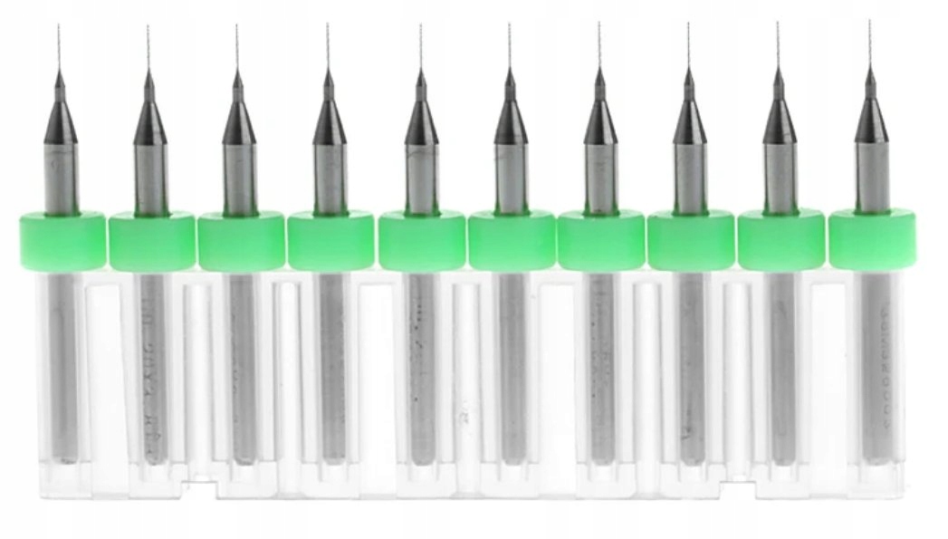 

10 x Mini Wiertła 0,3mm Modelarskie Widiowe Pcb