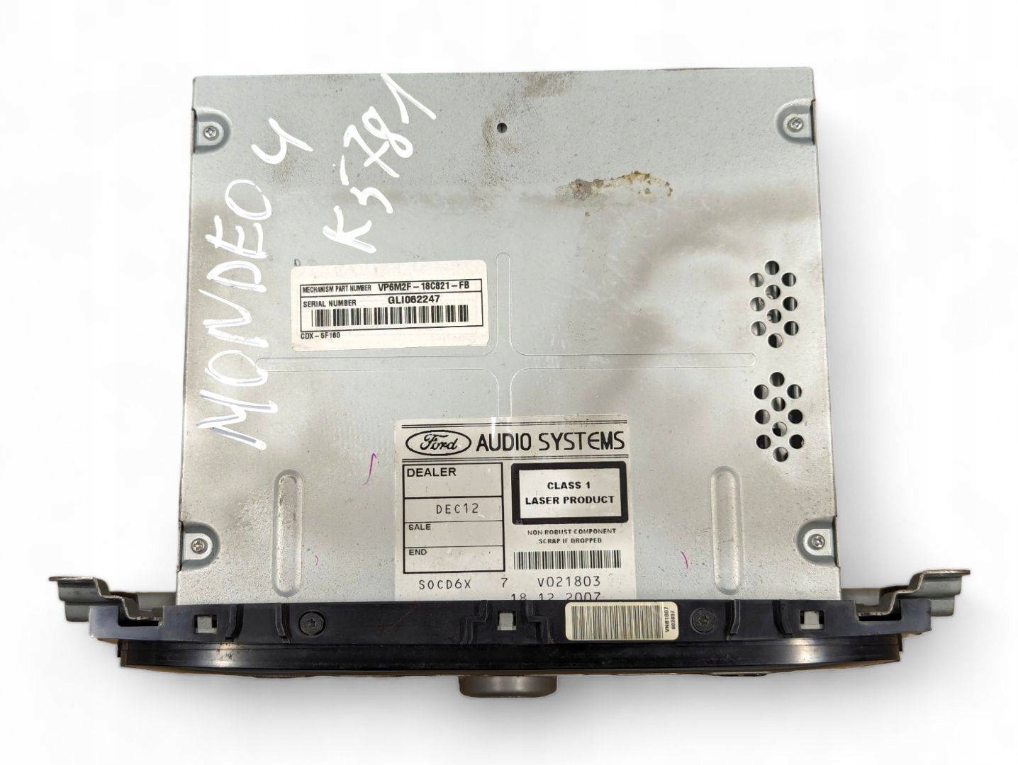Radio samochodowe Ford Mondeo 4 2008 7S7T-18C939-BF