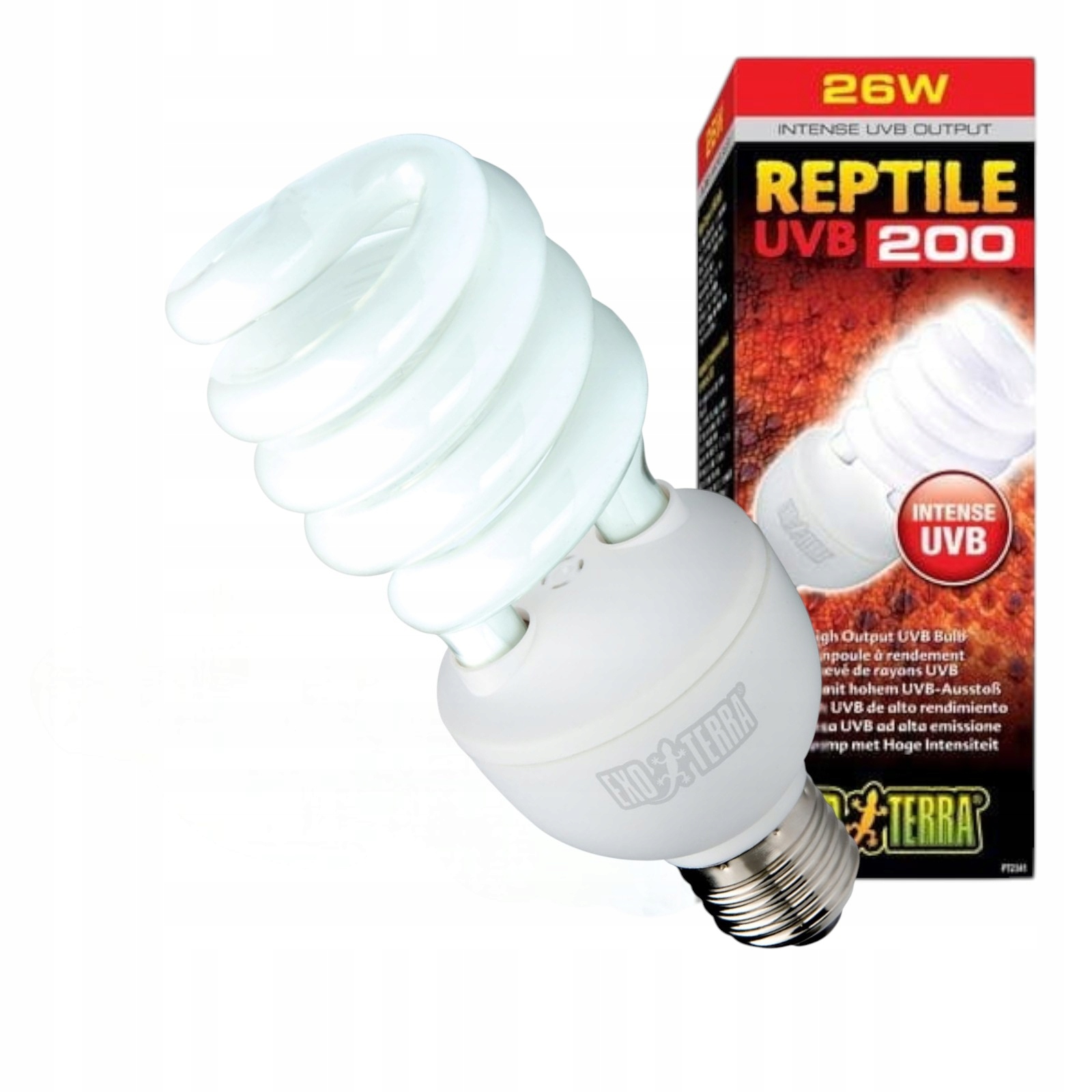 Exo Terra Repti Glo Uvb 200 (26W) Duża Moc Żarówki