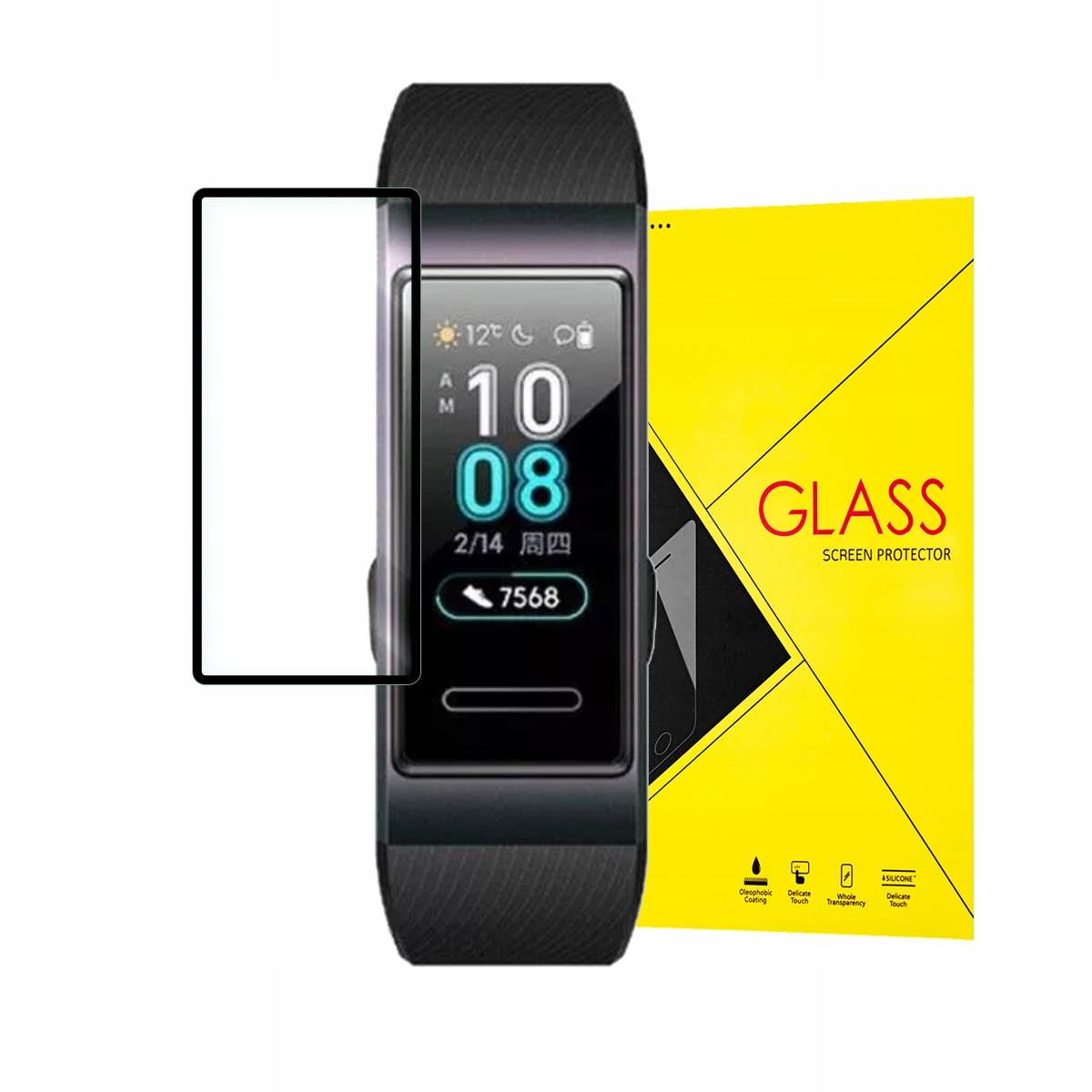 

Szkło Hybrydowe 3D Na Ekran Do Huawei Band 4 Pro
