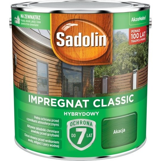 

Sadolin Classic Impr. Hybrydowy 4,5L Akacja