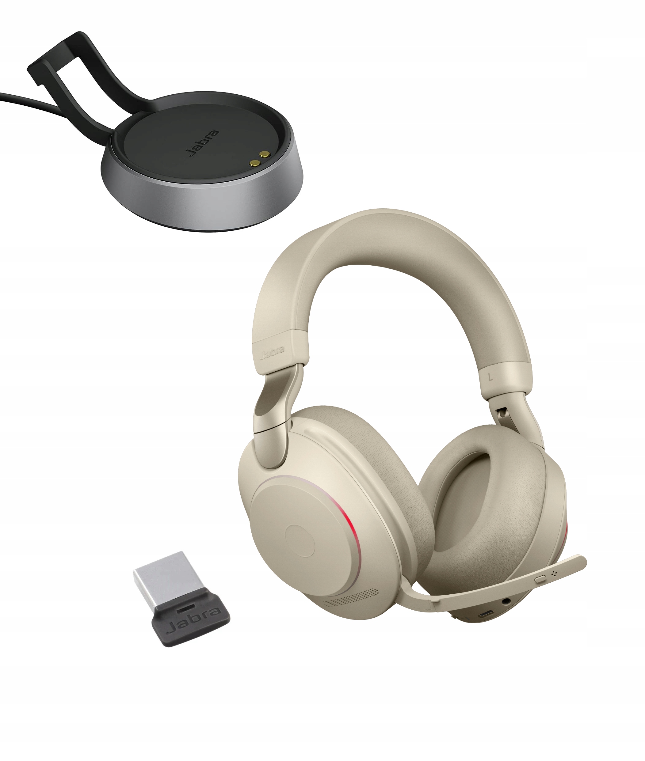 Jabra Evolve2 85 UC Stereo - headset - 28599-989-999 - Wireless Headsets 