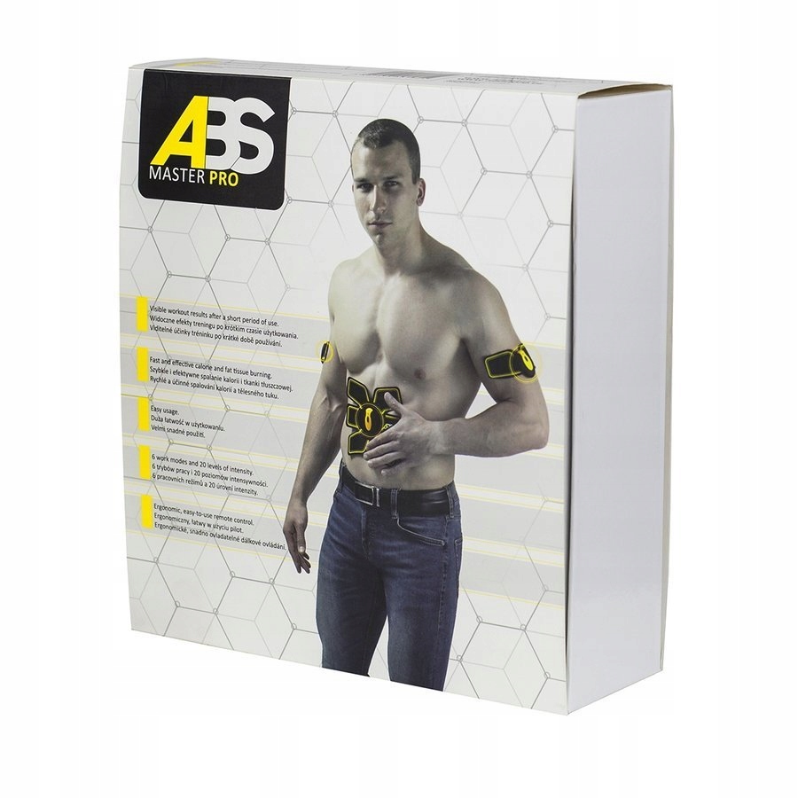 Elektrostymulator Stymulator Mięśni Brzucha ABS Model ABS MASTER PRO