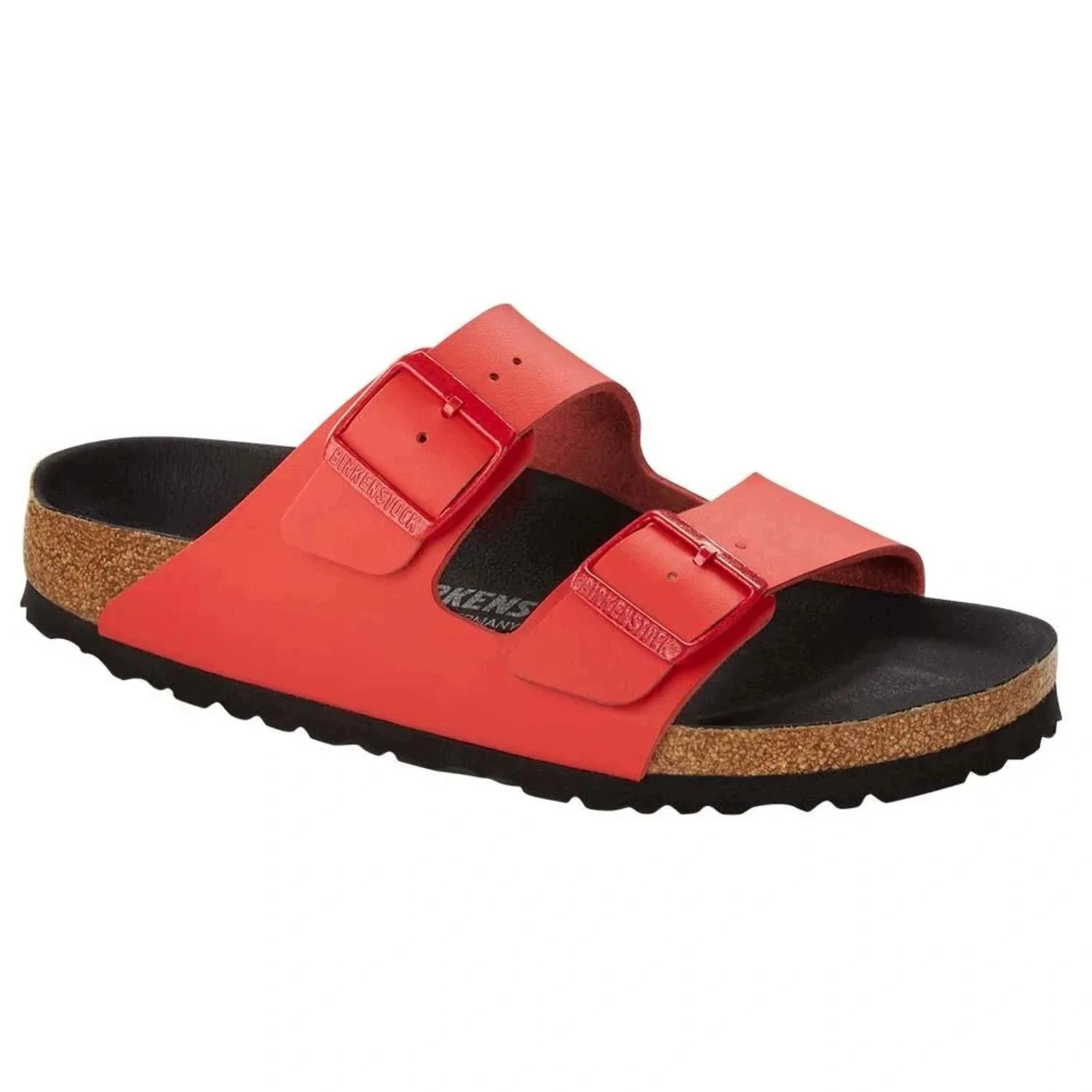 Nazouváky pantofle Birkenstock Arizona Bs Birko-Flor profilované červené vel. 37