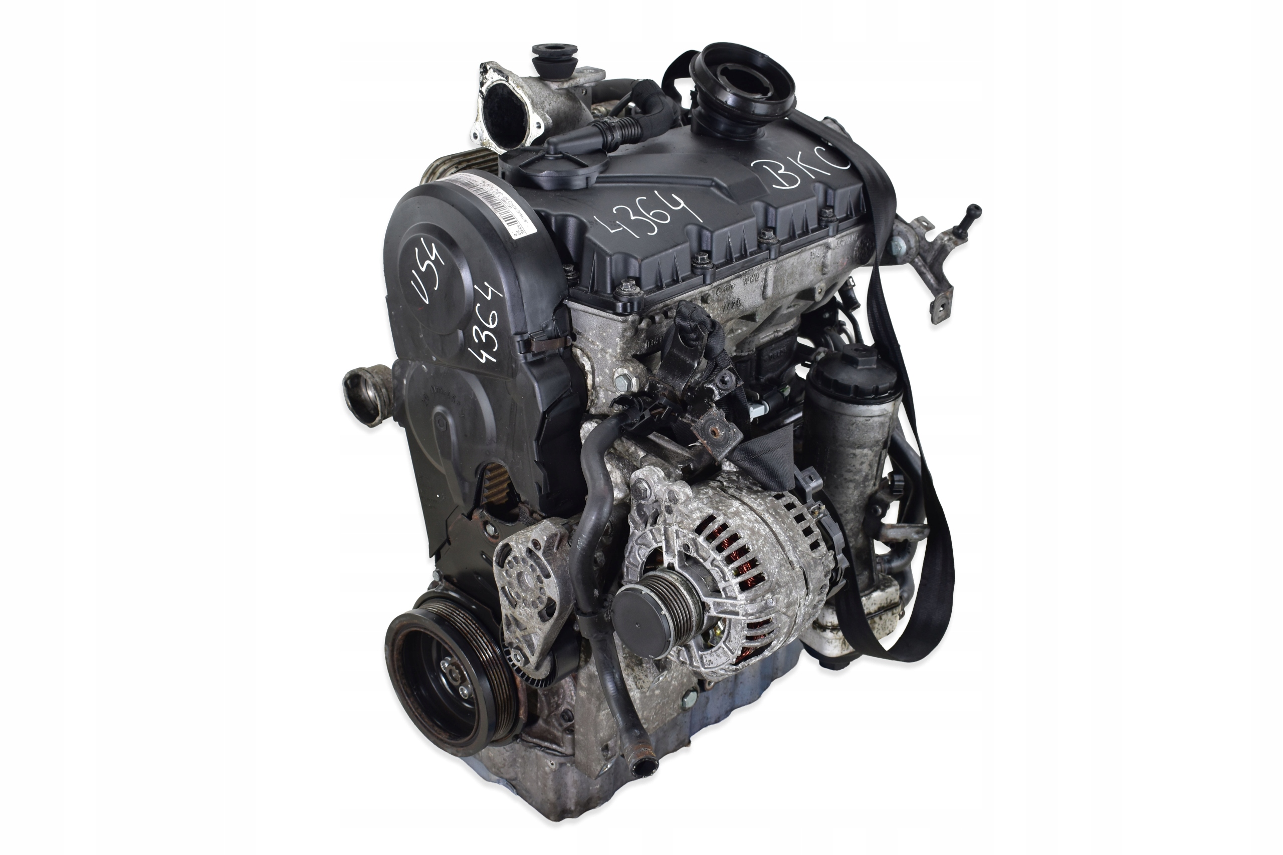 engine GOLF V PASSAT B6 SUPERB II TOURAN ALTEA 1.9TDI 105KM BKC @KOMPRESJA@
