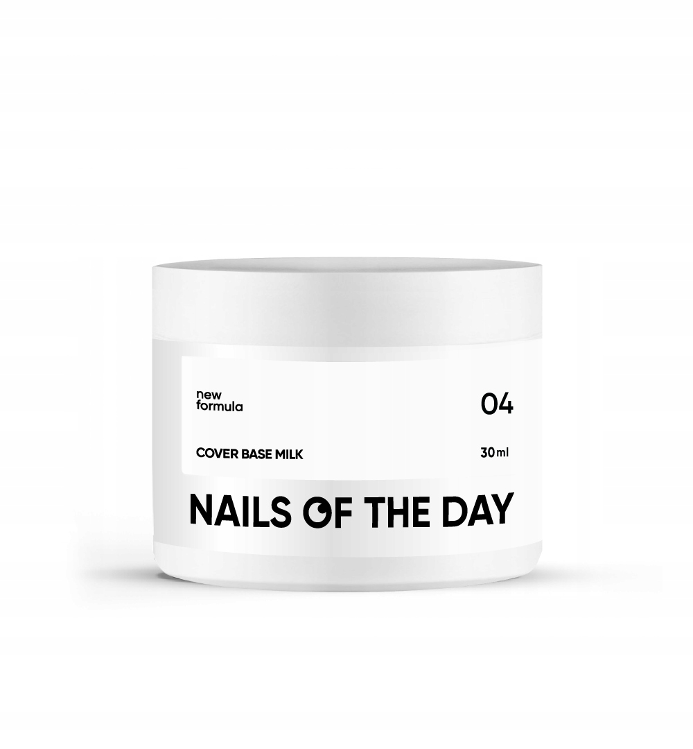 Nailsoftheday Cover base New Milk 04 półprzezroczysta mleczna baza ze