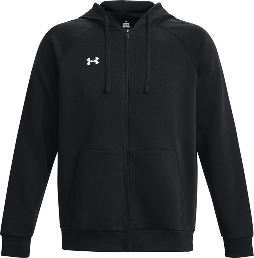 Pánská Mikina Under Armour Rival Fleece Fz Hoodie Černá 1379767 001 vel M